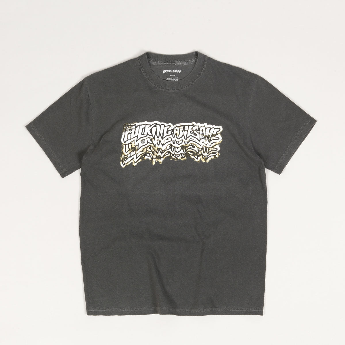 Fucking Awesome Sticker Logo Burn Tee Pepper