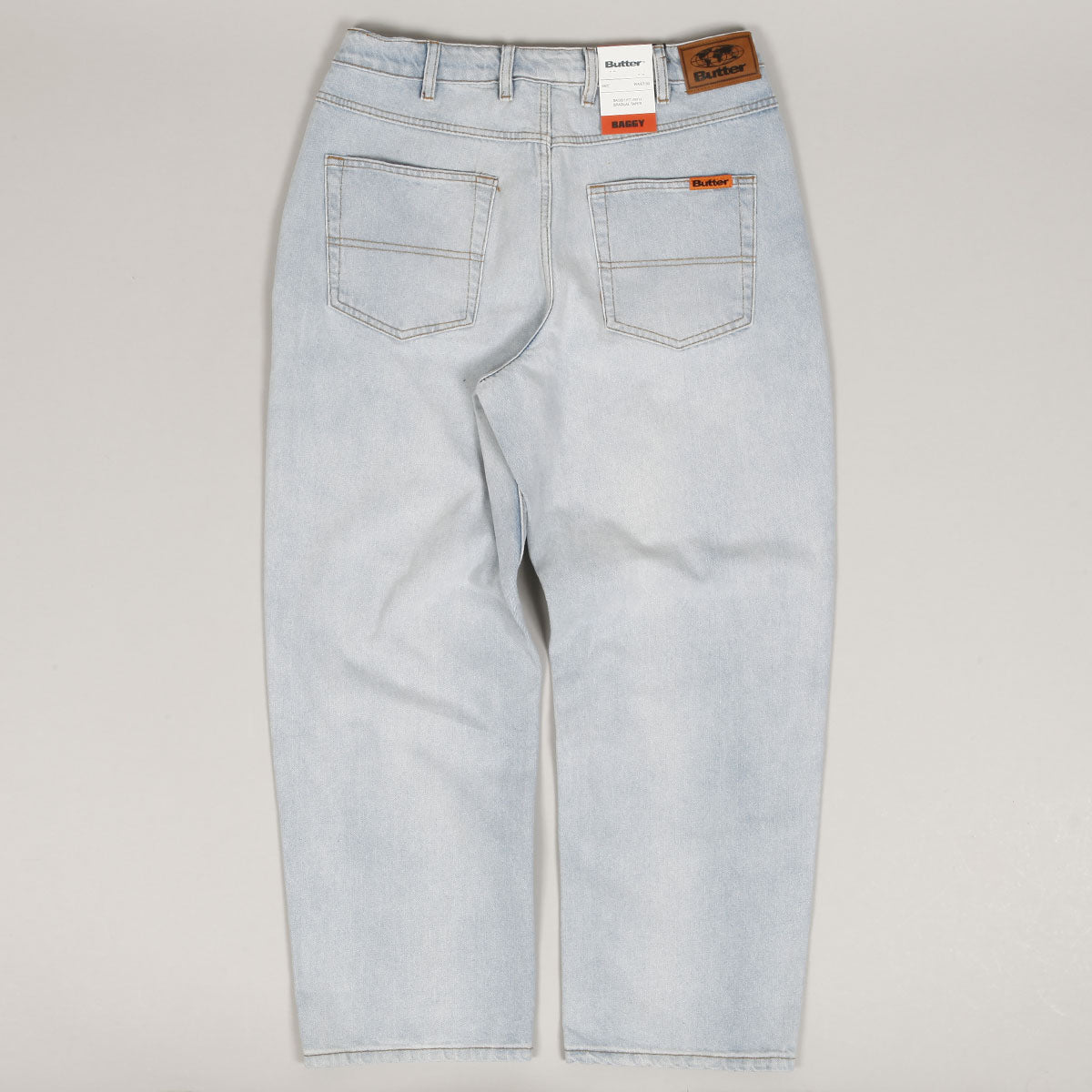 Butter Goods Baggy Denim Pants Light Blue