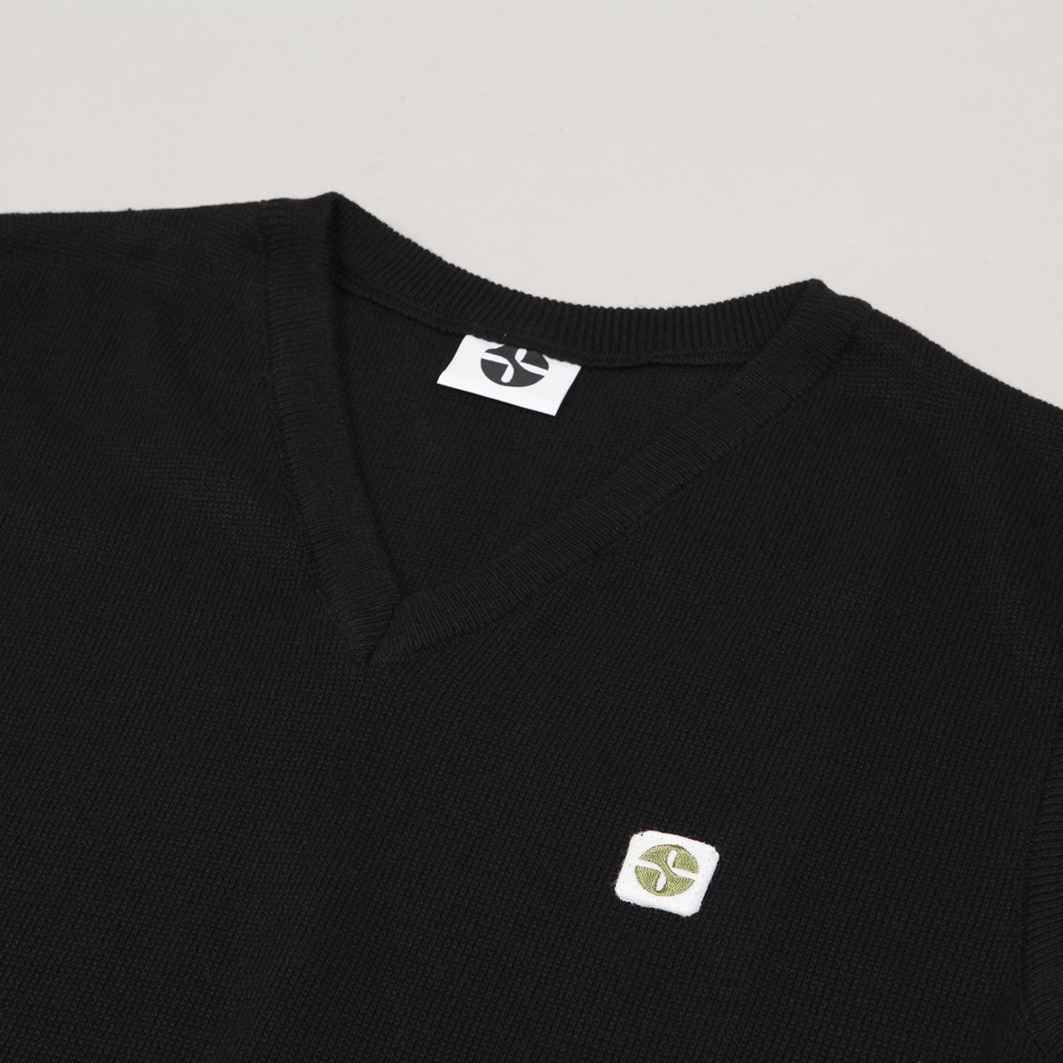 Sid Minilogo Sweater Vest Black
