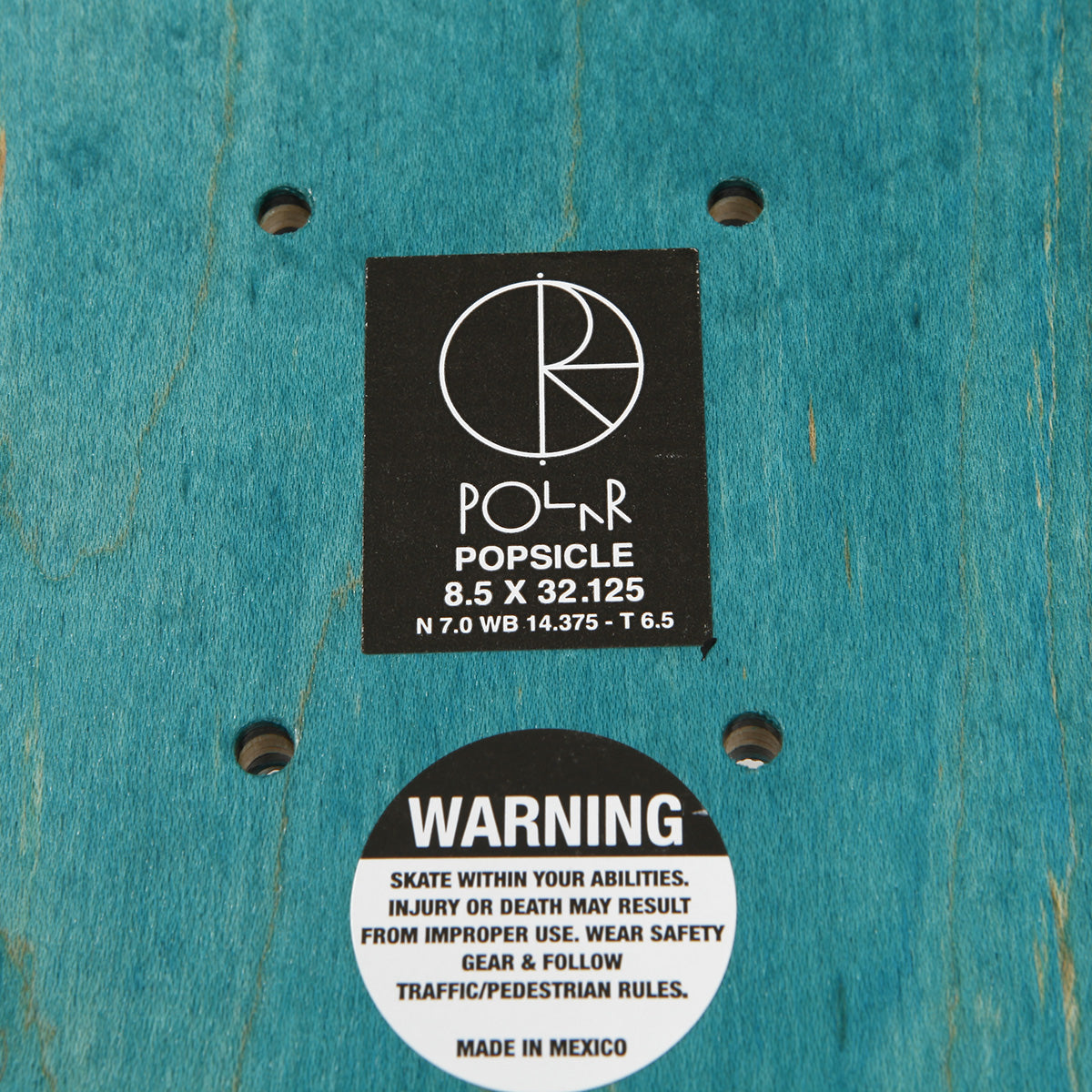 Polar No Complies White Deck 8.5