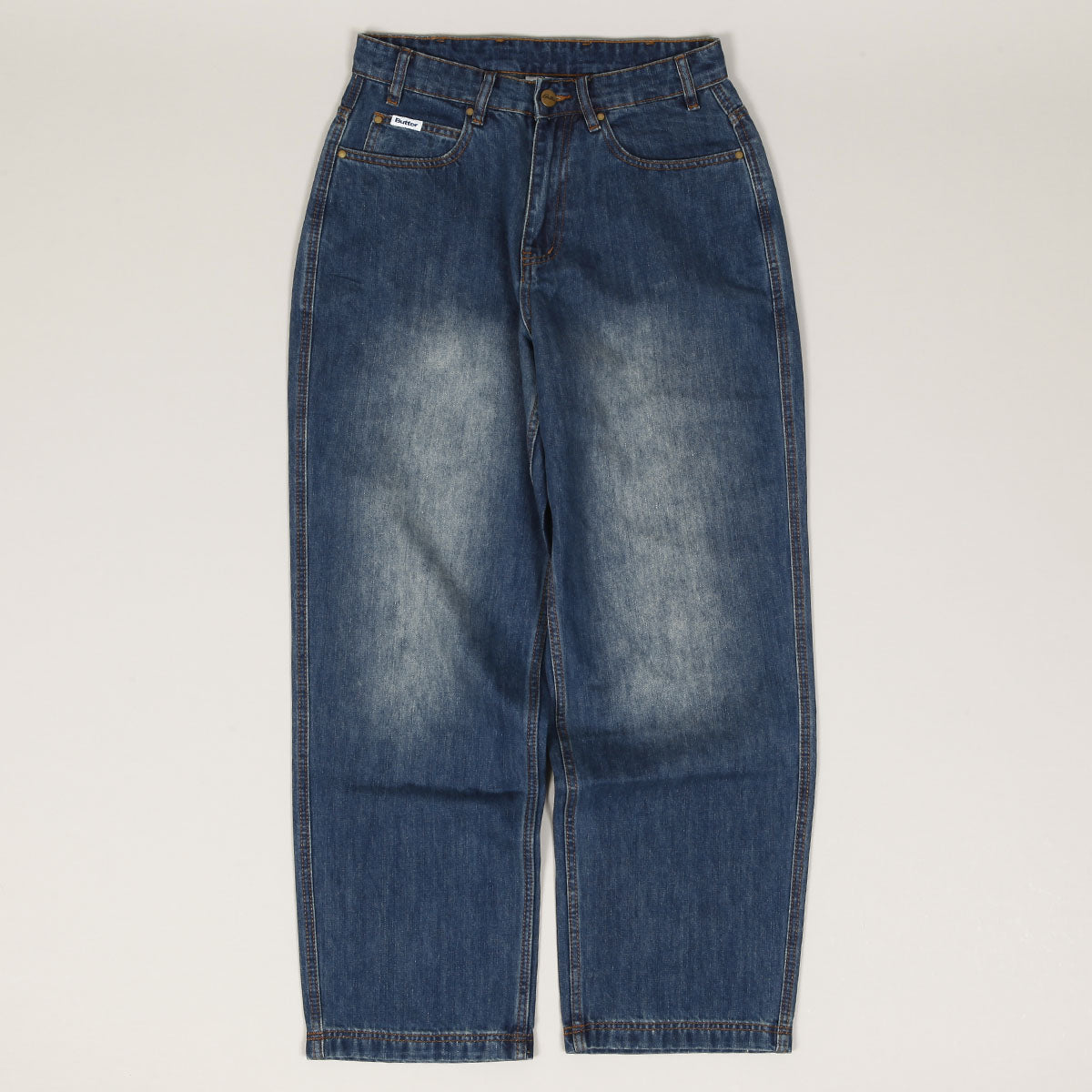 Butter Goods x Peanuts Spike Pants Distress Indigo