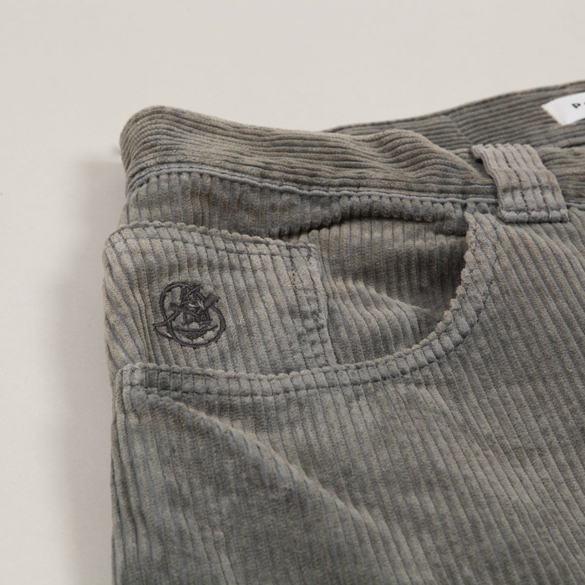Polar 93 Dyed Cords Pants Blueish Grey