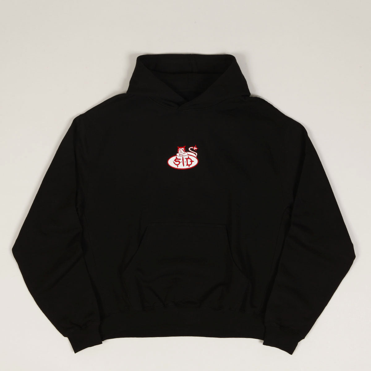 Sid Cat Hoodie Black