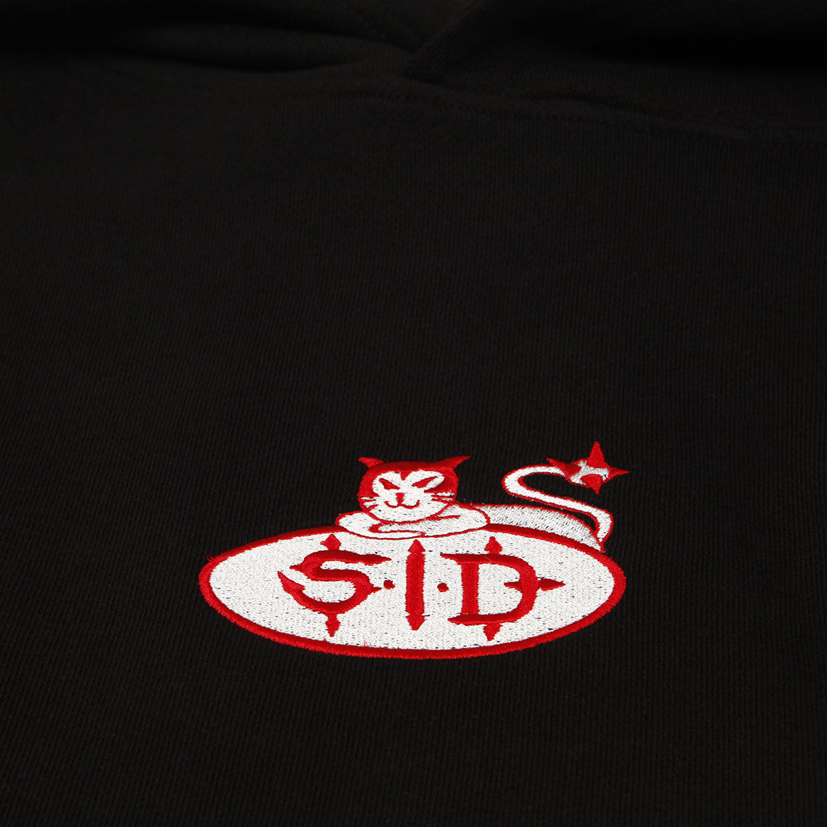Sid Cat Hoodie Black