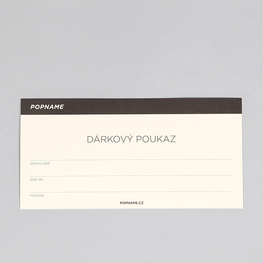 Dárkový poukaz 2000