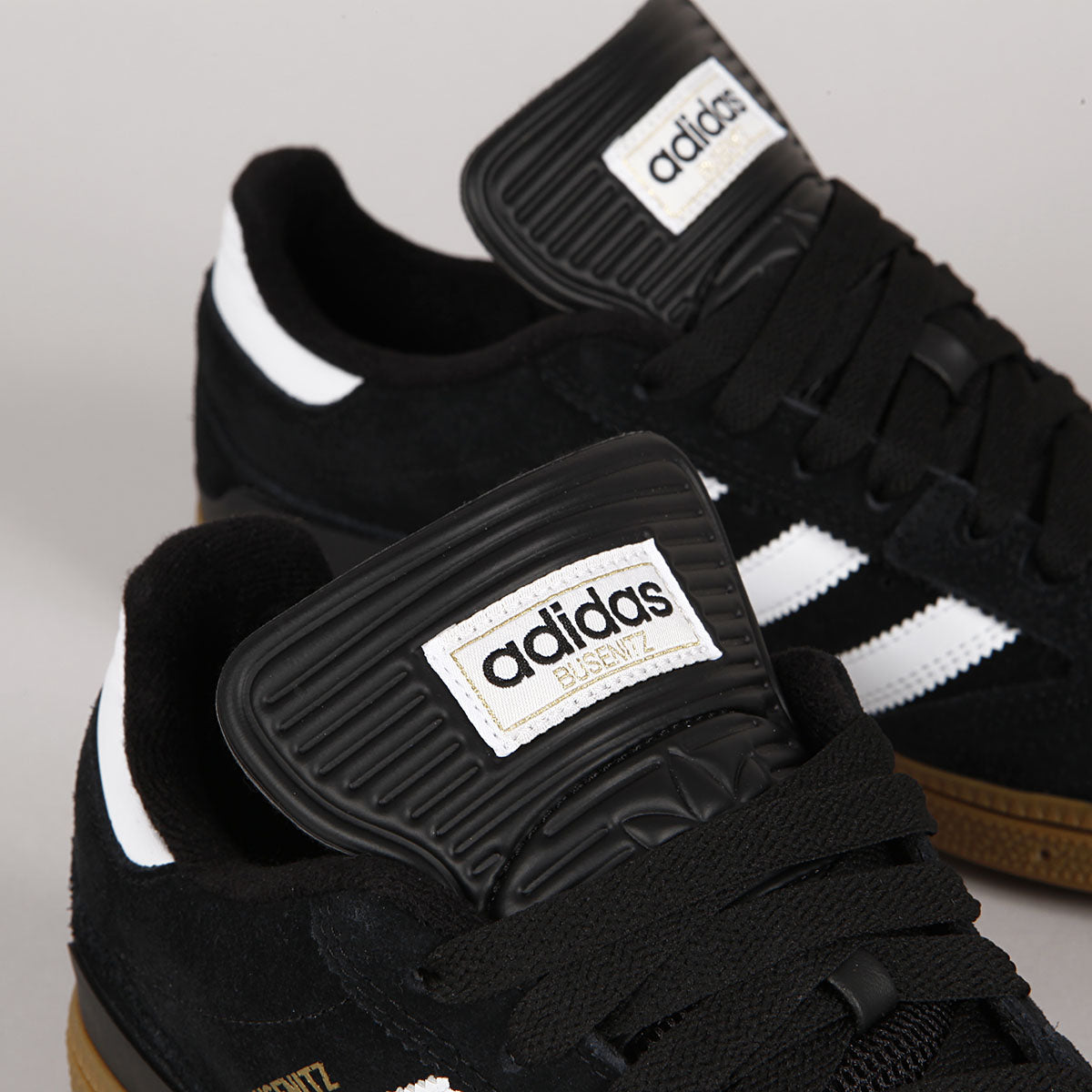 Adidas Busenitz Black White Gold Gum