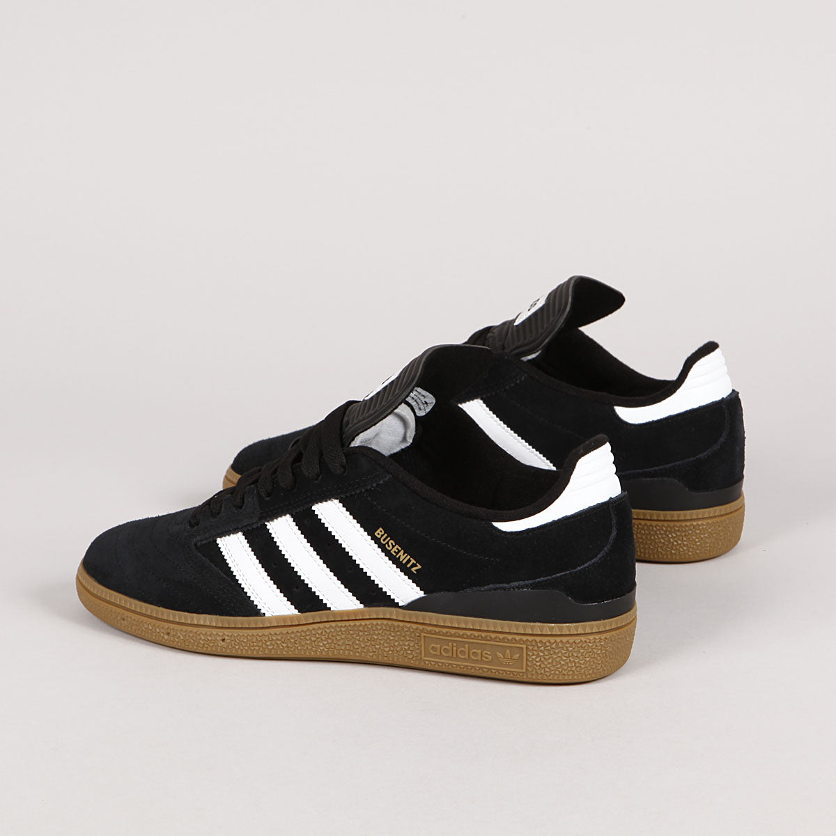 Adidas Busenitz Black White Gold Gum