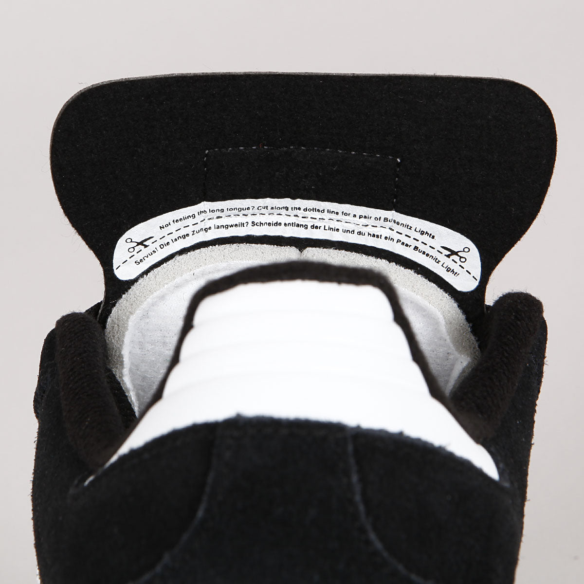 Adidas Busenitz Black White Gold Gum