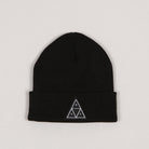 HUF Triple Triangle Cuff Beanie Black