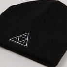 HUF Triple Triangle Cuff Beanie Black