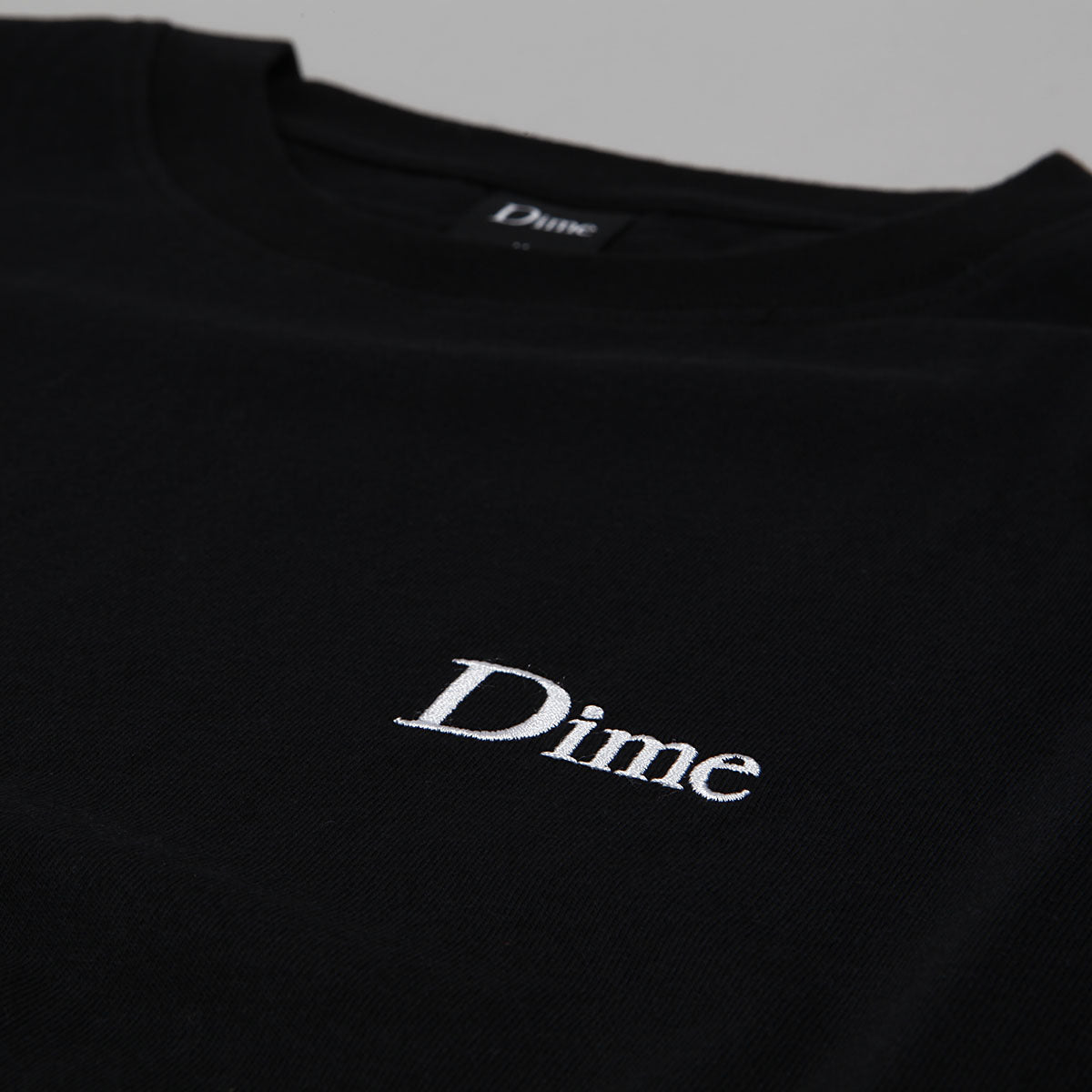 Dime Classic Small Logo Tee Black