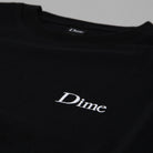 Dime Classic Small Logo Tee Black