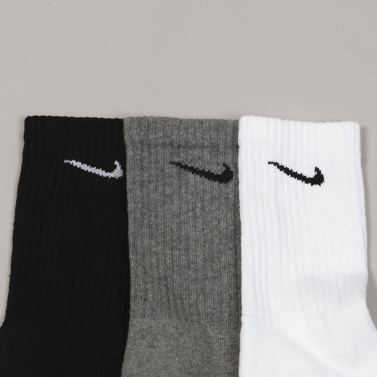 Nike SB Everyday Cush 3Pack Socks Black Grey