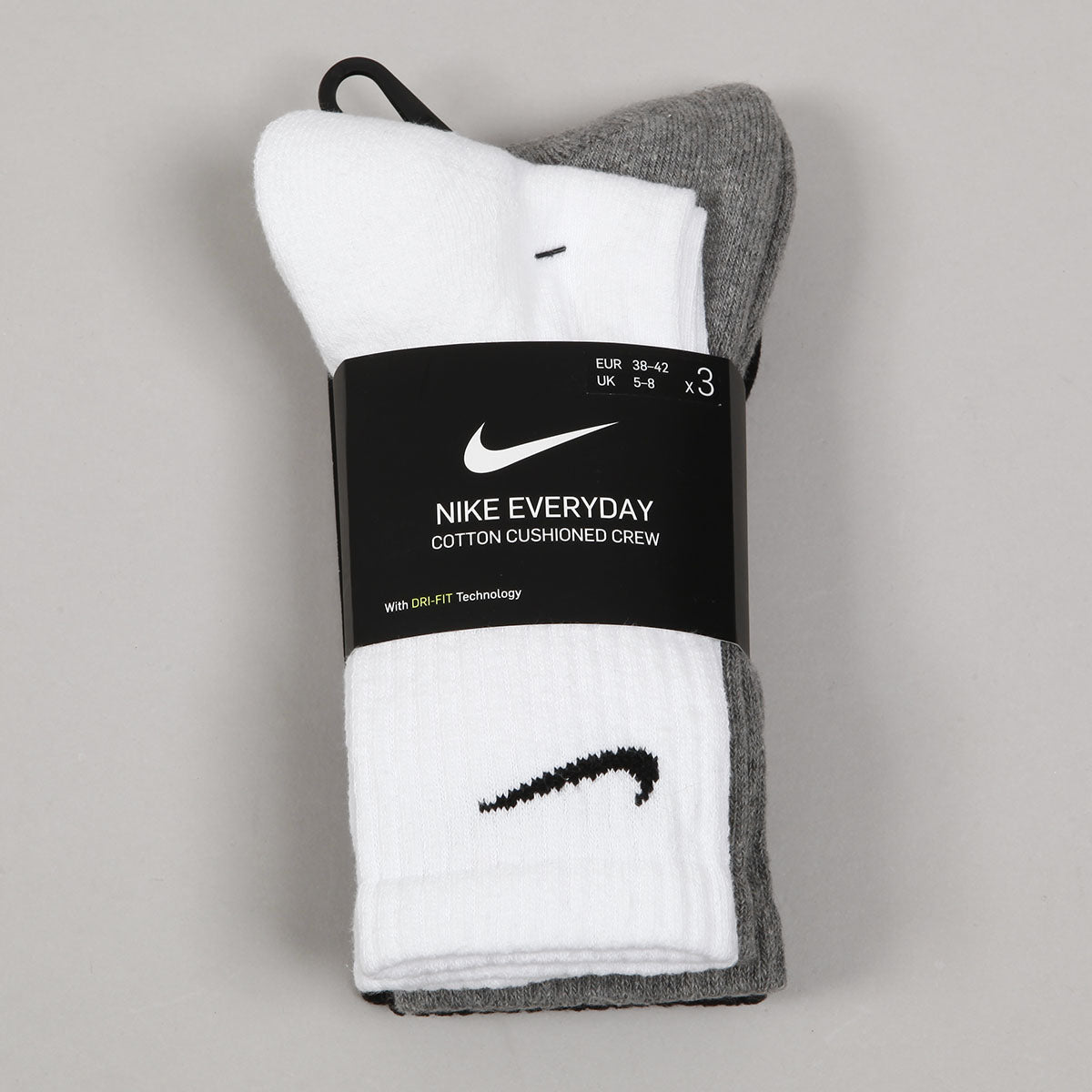 Nike SB Everyday Cush 3Pack Socks Black Grey