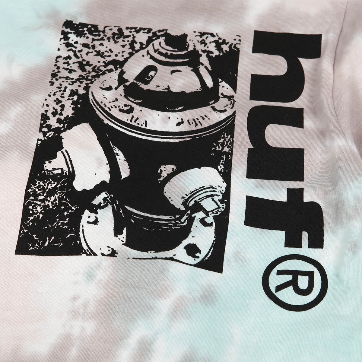 HUF The Plug Tee TD Ligh Grey