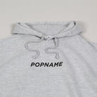 Popname Basic Logo Hoodie Heather Grey