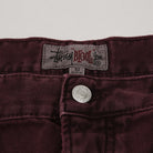 Stussy Washed Canvas Big Ol Jeans Purple