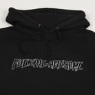 Fucking Awesome Outline Stamp Hoodie Black