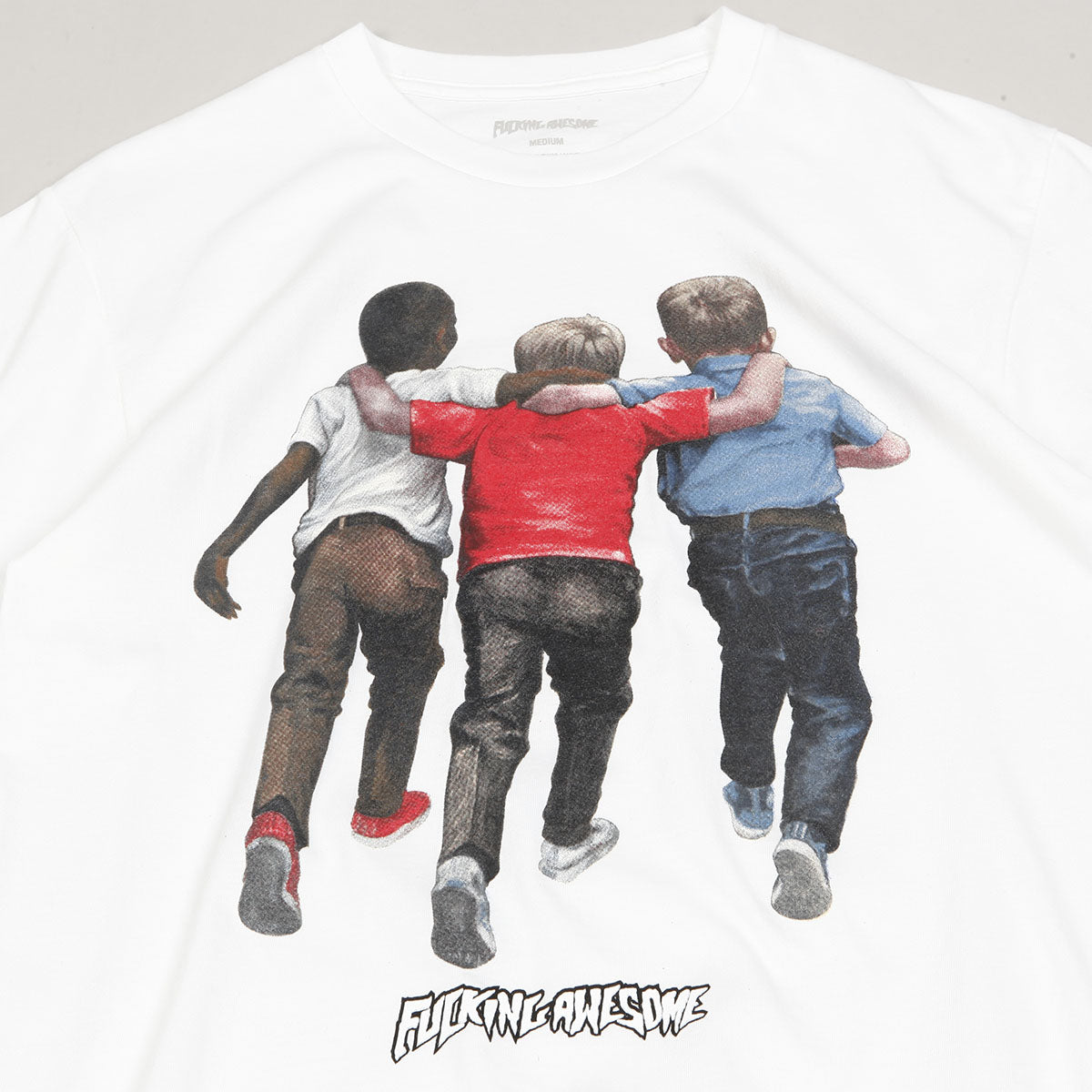 Fucking Awesome Kids Alright Tee White