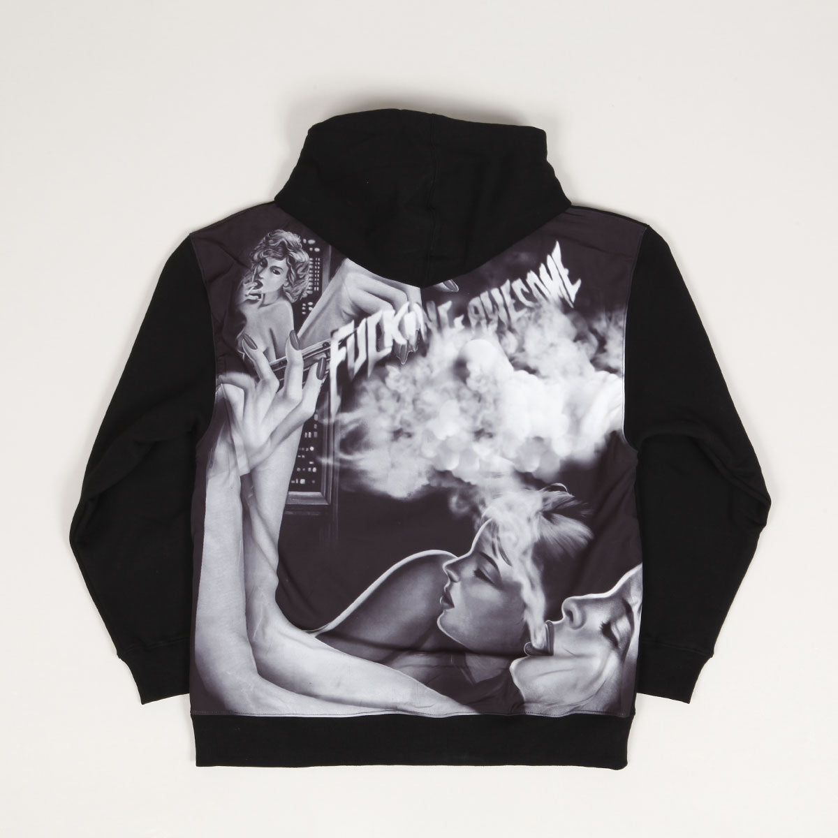 Fucking Awesome Smoke Hoodie Black