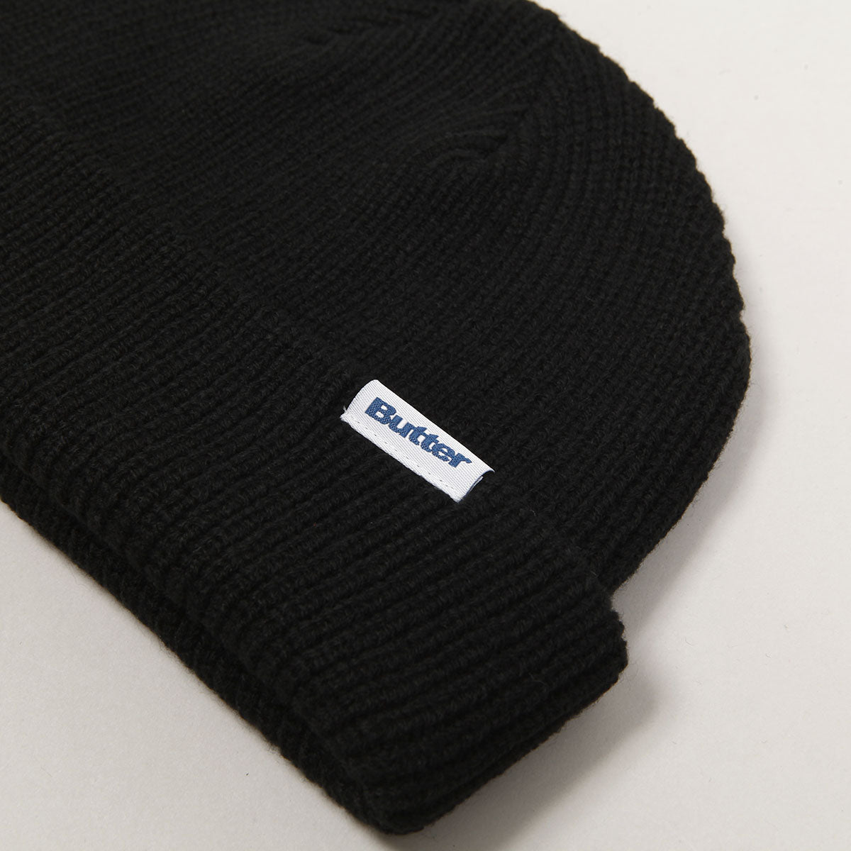 Butter Goods Wharfie Beanie Black White