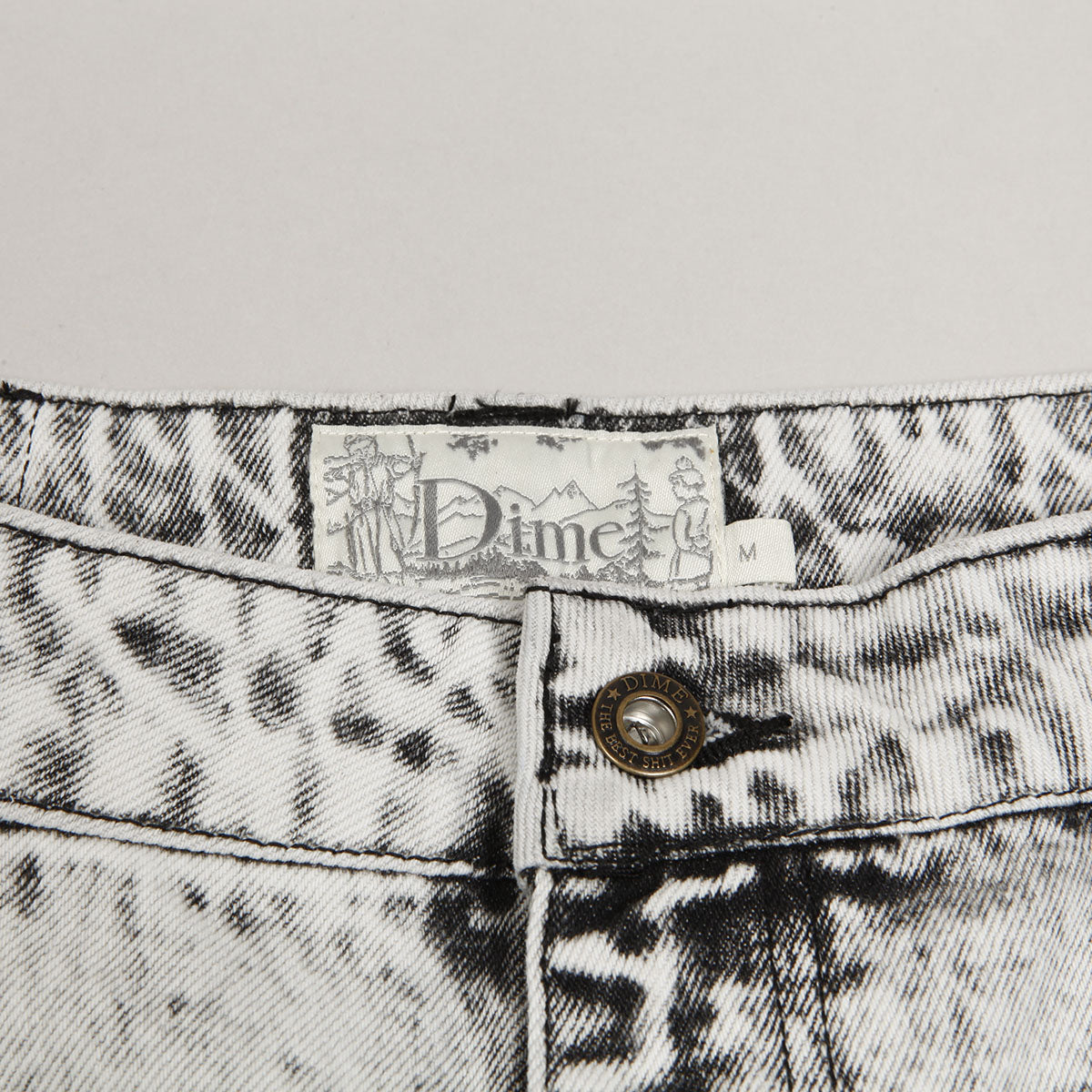 Dime Classic Baggy Denim Pants Smoke White