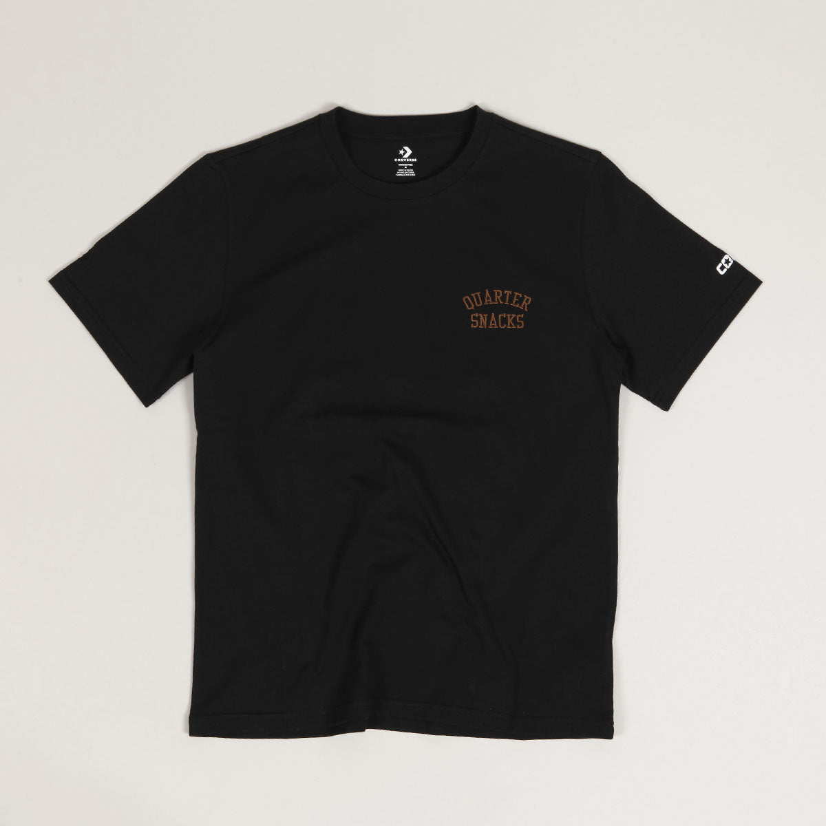 Converse x Quartersnacks Star Tee Black