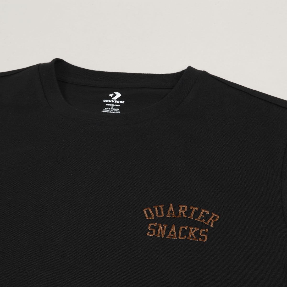 Converse x Quartersnacks Star Tee Black