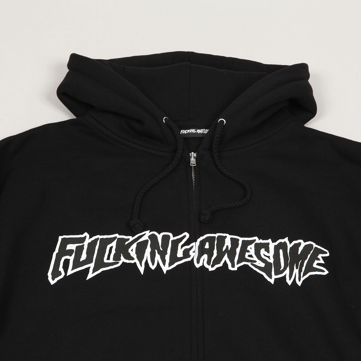 Fucking Awesome Stamp Logo Zip Hoodie Black