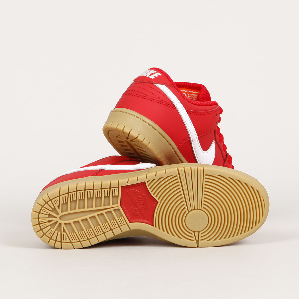 Nike SB Dunk Low Pro ISO University Red Gum