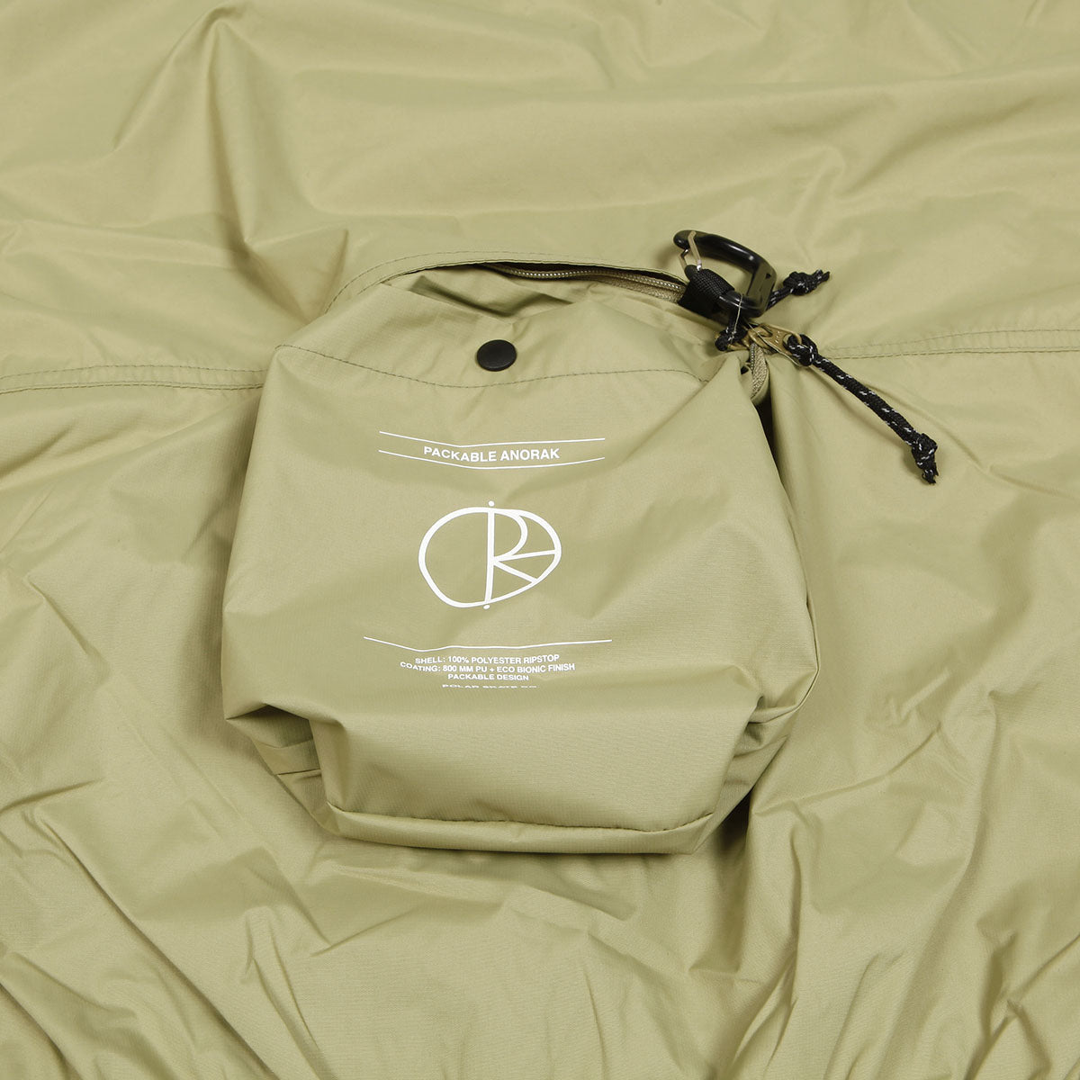 Polar Pack Anorak Jacket Dirty Green