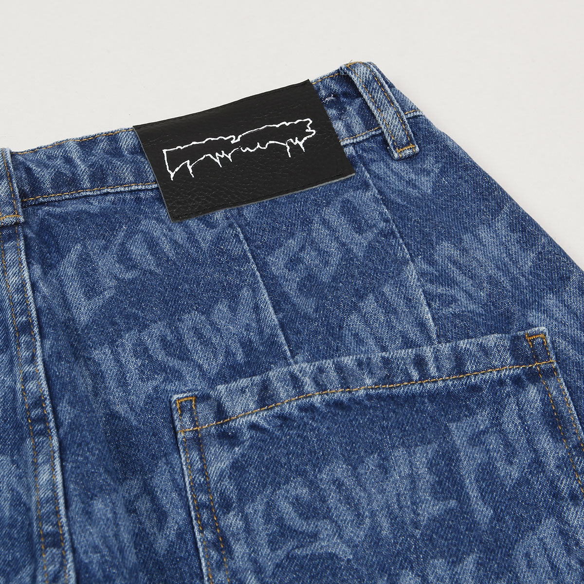 Fucking Awesome Baggy Stamp Shorts Blue