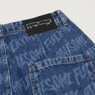 Fucking Awesome Baggy Stamp Shorts Blue