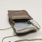 Dime Haha Neck Pouch Light Brown