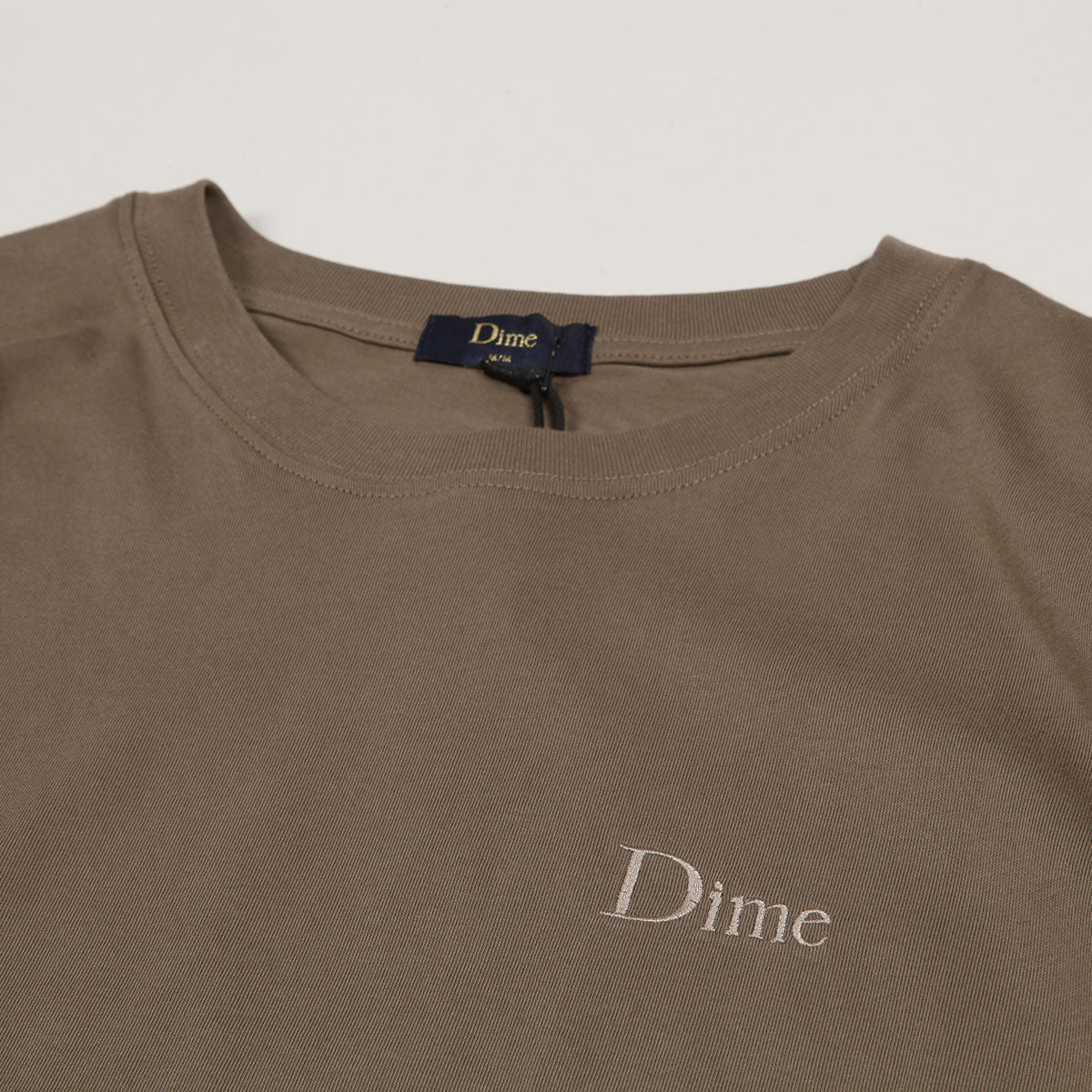 Dime Classic Small Logo Tee Deep Sepia