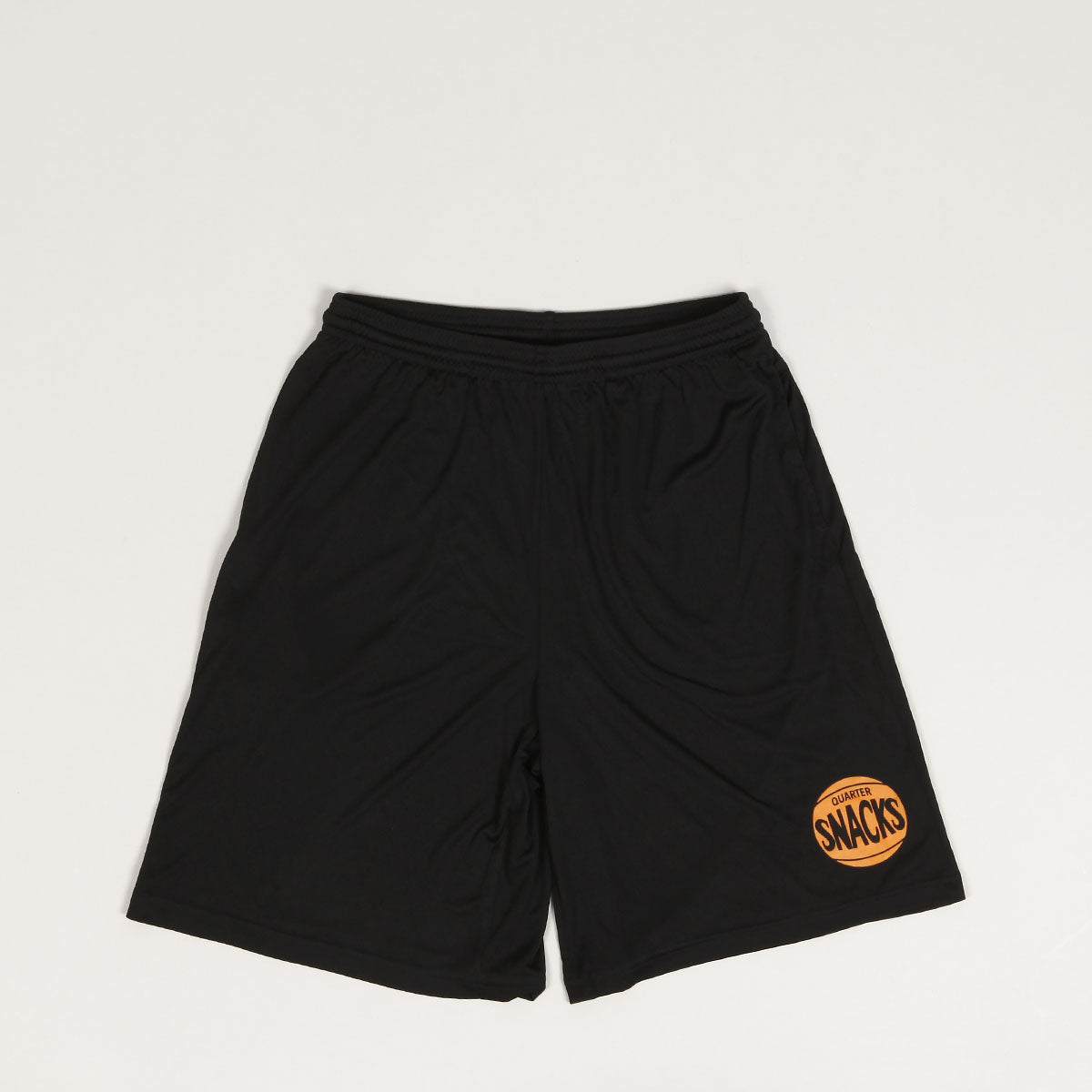 Quartersnacks 70s Logo Gym Shorts Black