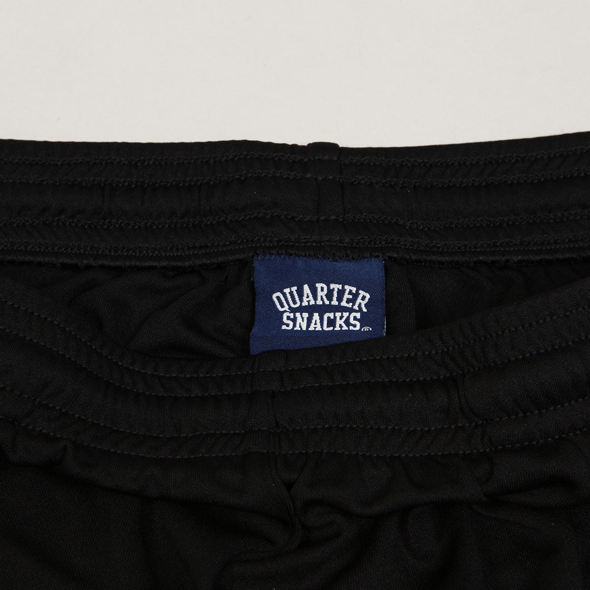 Quartersnacks 70s Logo Gym Shorts Black