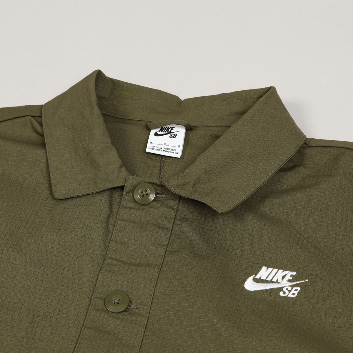 Nike SB Agnostic Icon Coach Jacket Olive White