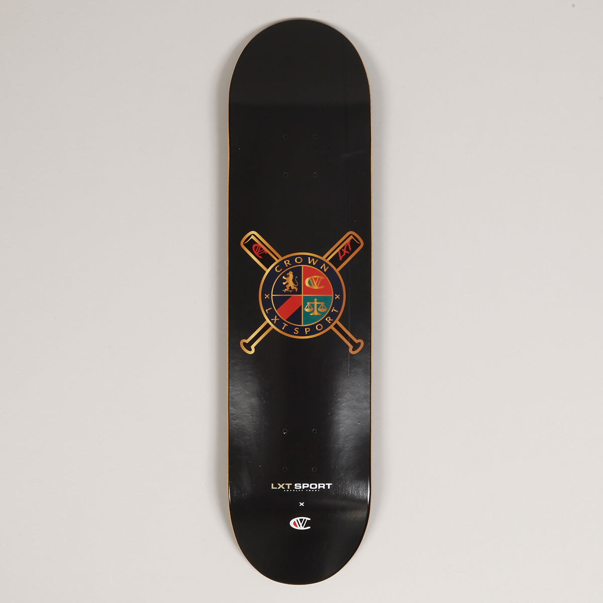 Crown x LXT Logo Deck Black