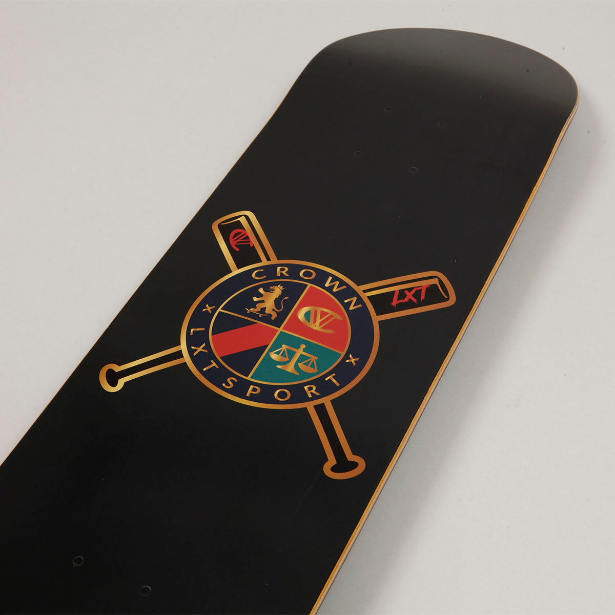 Crown x LXT Logo Deck Black