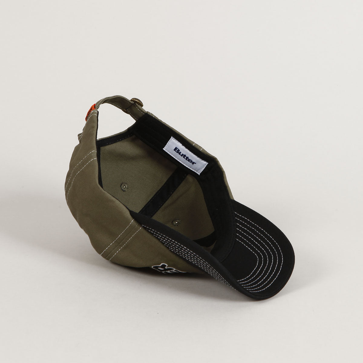 Butter Goods Lock Cap Army Black