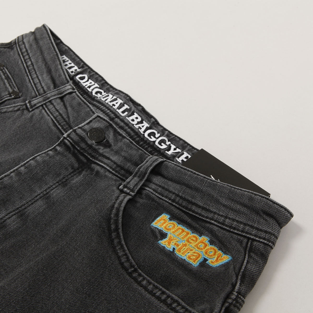Homeboy X-Tra Baggy Denim Pants Wash Grey