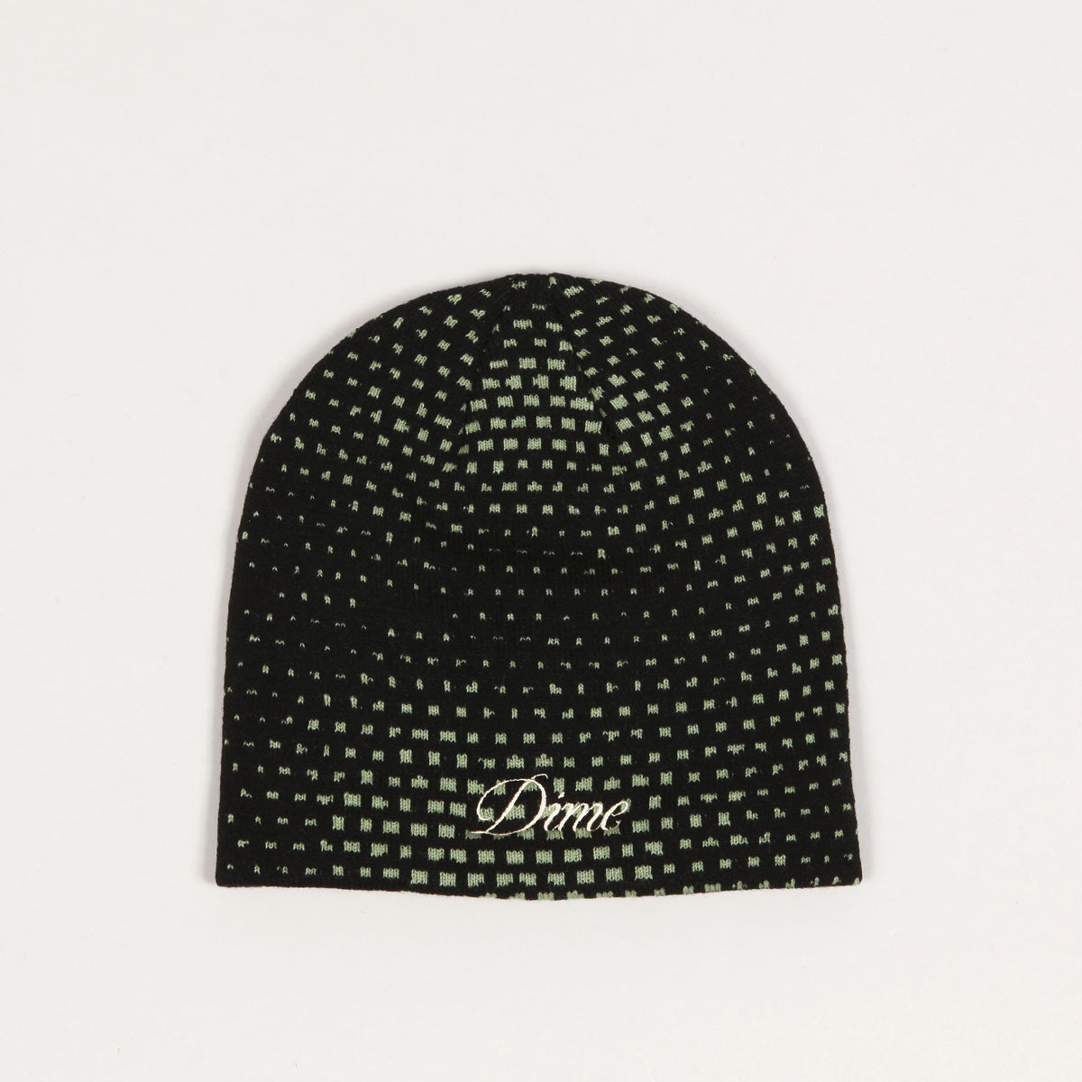 Dime Pixel Skully Beanie Black
