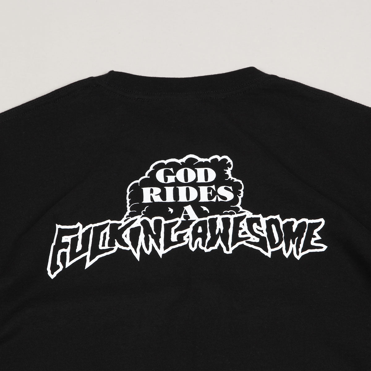 Fucking Awesome God Rides FA Tee Black