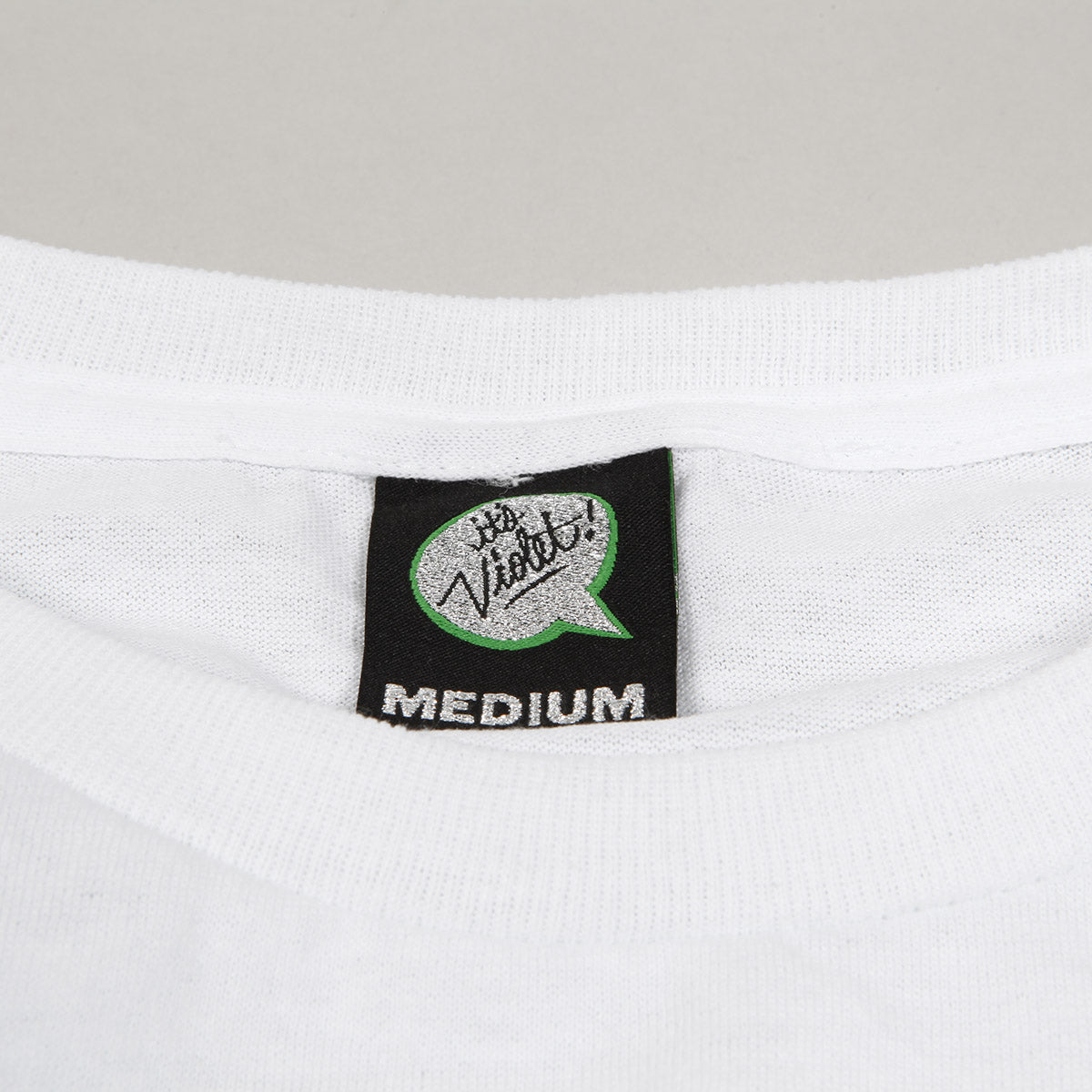 Violet It's Violent Tee White