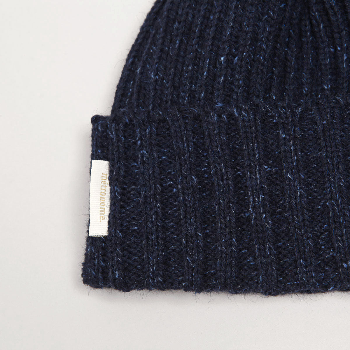 Métronome Flag Tag Beanie Navy Blue