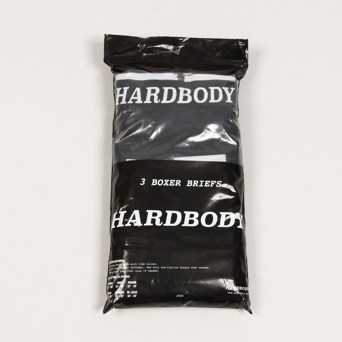 Hardbody Boxer Briefs Black 3 Pack