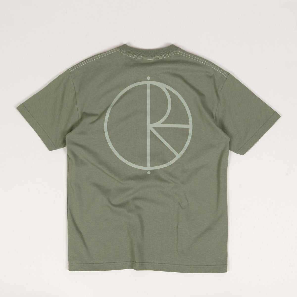 Polar Contrast Stroke Tee Moss Green