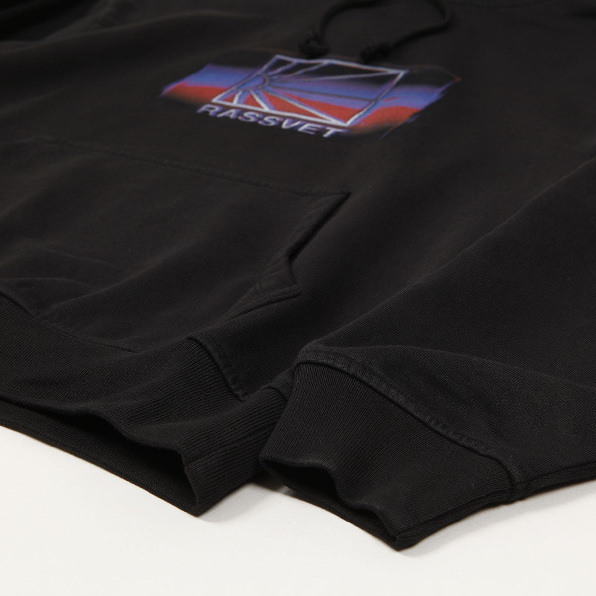 Rassvet Glitch Hoodie Black