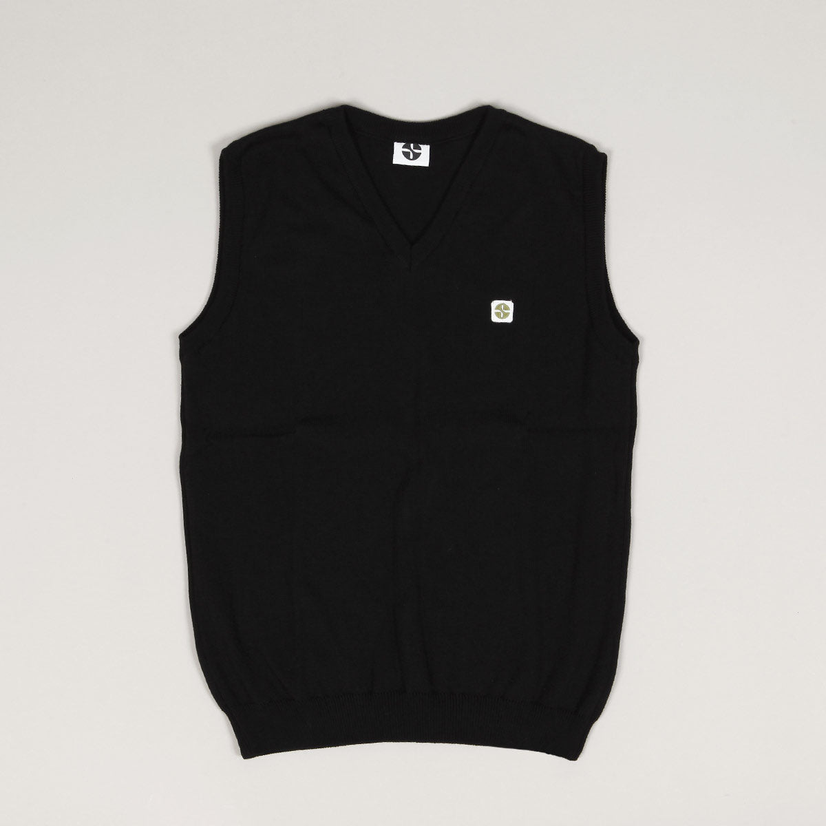 Sid Minilogo Sweater Vest Black